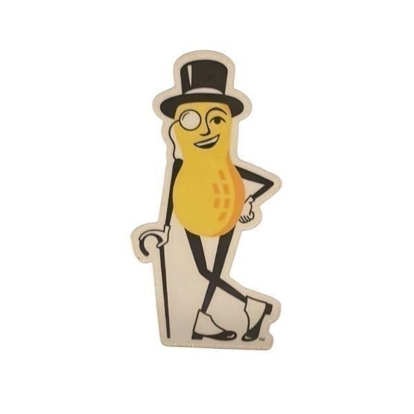 Mr. Peanut Planters Logo Waterproof Weatherproof Vinyl Sticker Decal 3\ Mr. Peanut Planters Logo Waterproof Weatherproof Vinyl Sticker Decal 3\