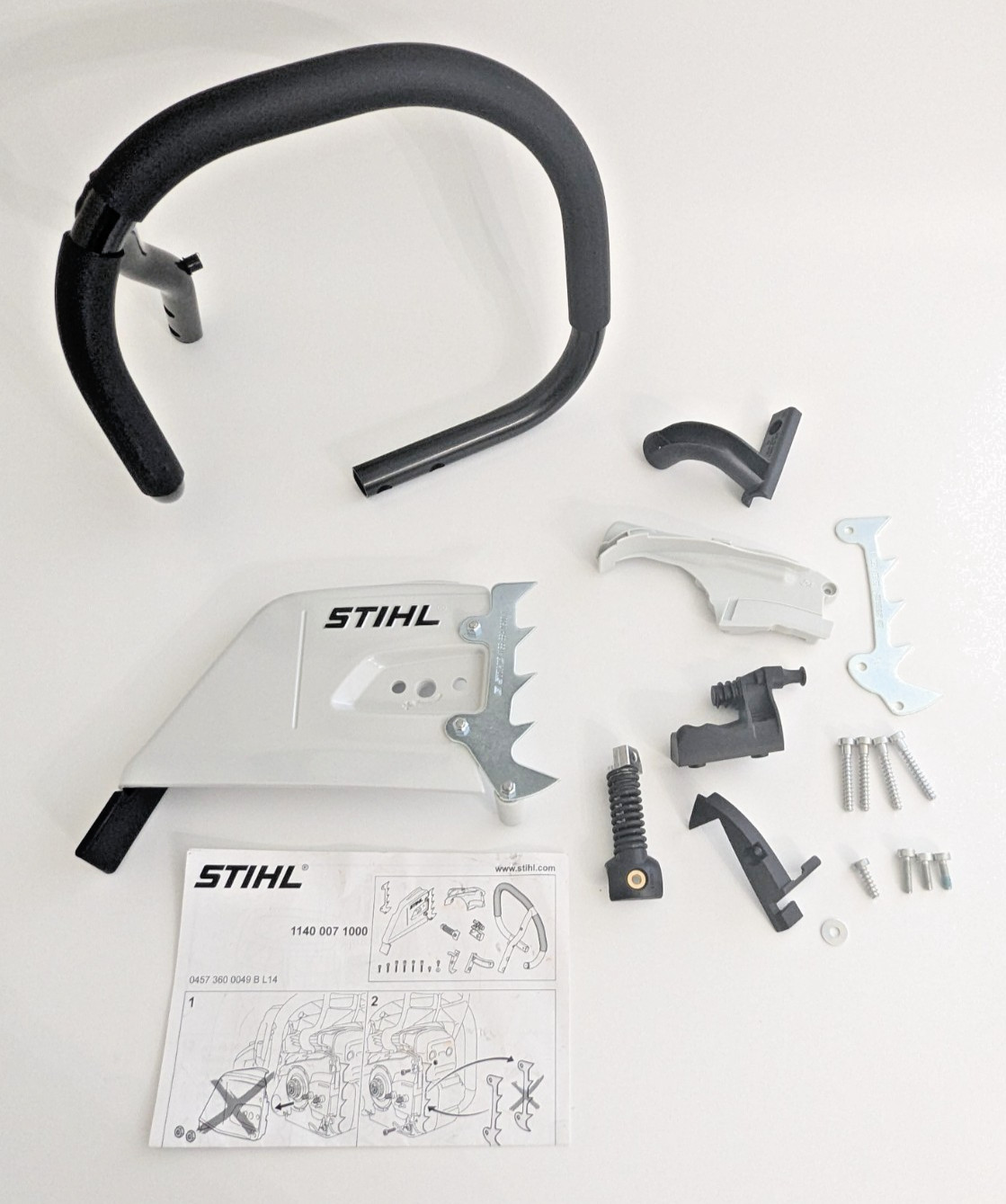 STIHL OEM  FULL WRAP HANDLEBAR 1140 007 1012 MS362  MS400 SIDE COVER 11356640500