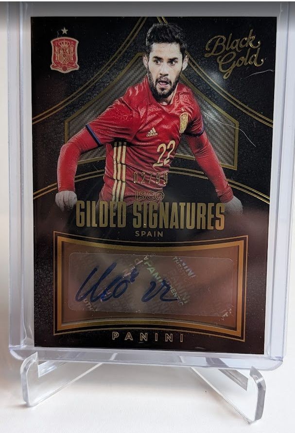 2016-17 Panini Black Gold - Gilded Signatures #GS-I Isco 2/99 (AU)