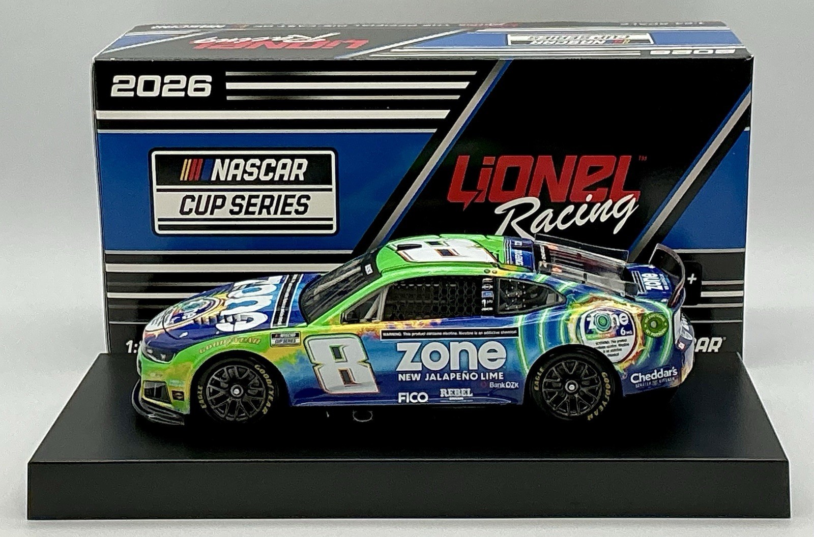 2026 1/24 #8 Kyle Busch “Zone Jalapeño Lime”Chevrolet 1 of 636 Same Day Shipping