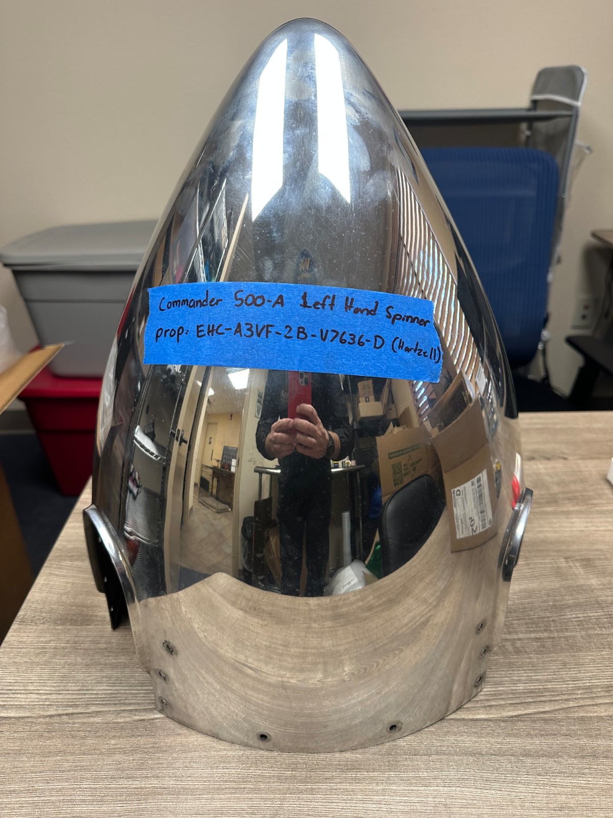 Hartzell 3Blade Spinner Dome P/N D-5769-1(P) EHC-A3VF- 2B-V7636-D Just Spinner Hartzell 3Blade Spinner Dome P/N D-5769-1(P) EHC-A3VF- 2B-V7636-D Just Spinner