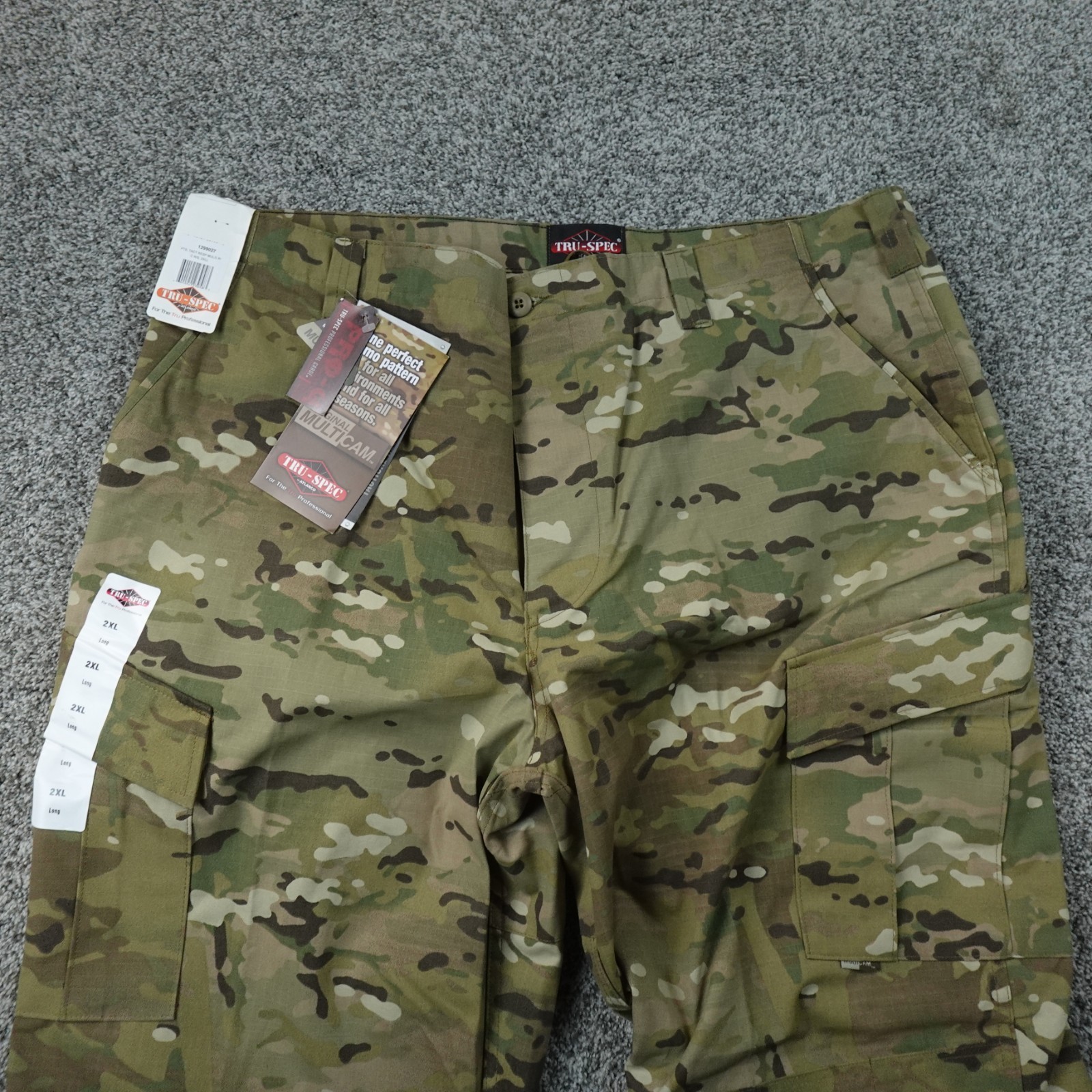 NEW Tru Spec Pants Mens 2XL Green MultiCam OCP Camo Cargo Tactical Military Army