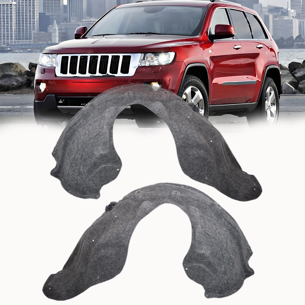 Left + Right Inner Fender Liner Front For 2011-2022 Jeep Grand Cherokee Left + Right Inner Fender Liner Front For 2011-2022 Jeep Grand Cherokee