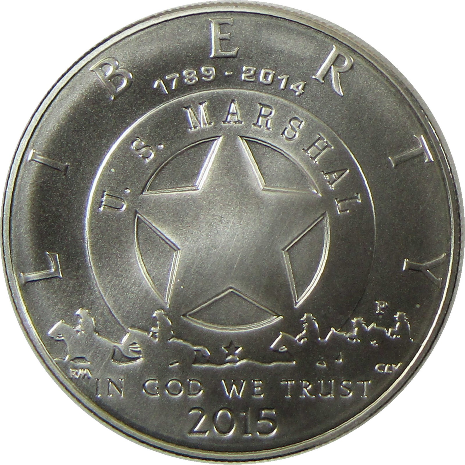 2015 P U.S. Marshals Service Commemorative Silver Dollar Uncirculated 2015 P U.S. Marshals Service Commemorative Silver Dollar Uncirculated