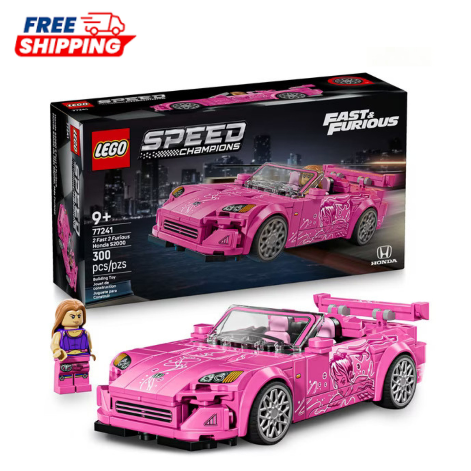 LEGO Speed Champions 2 Fast 2 Furious Honda S2000 – Set 77241