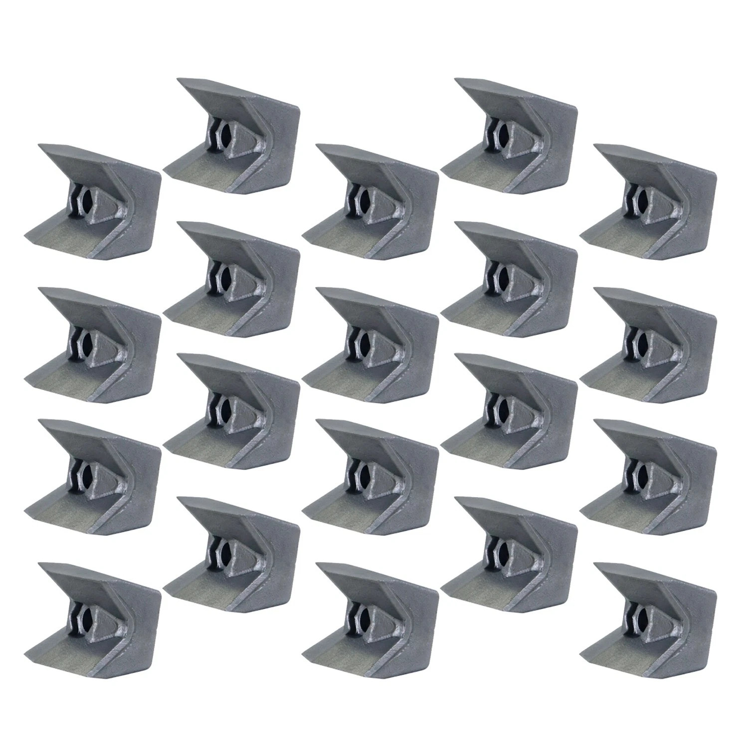20× Fecon Cubit Reversible Knife Teeth Fits For Fecon FMX VMX Series Excavator