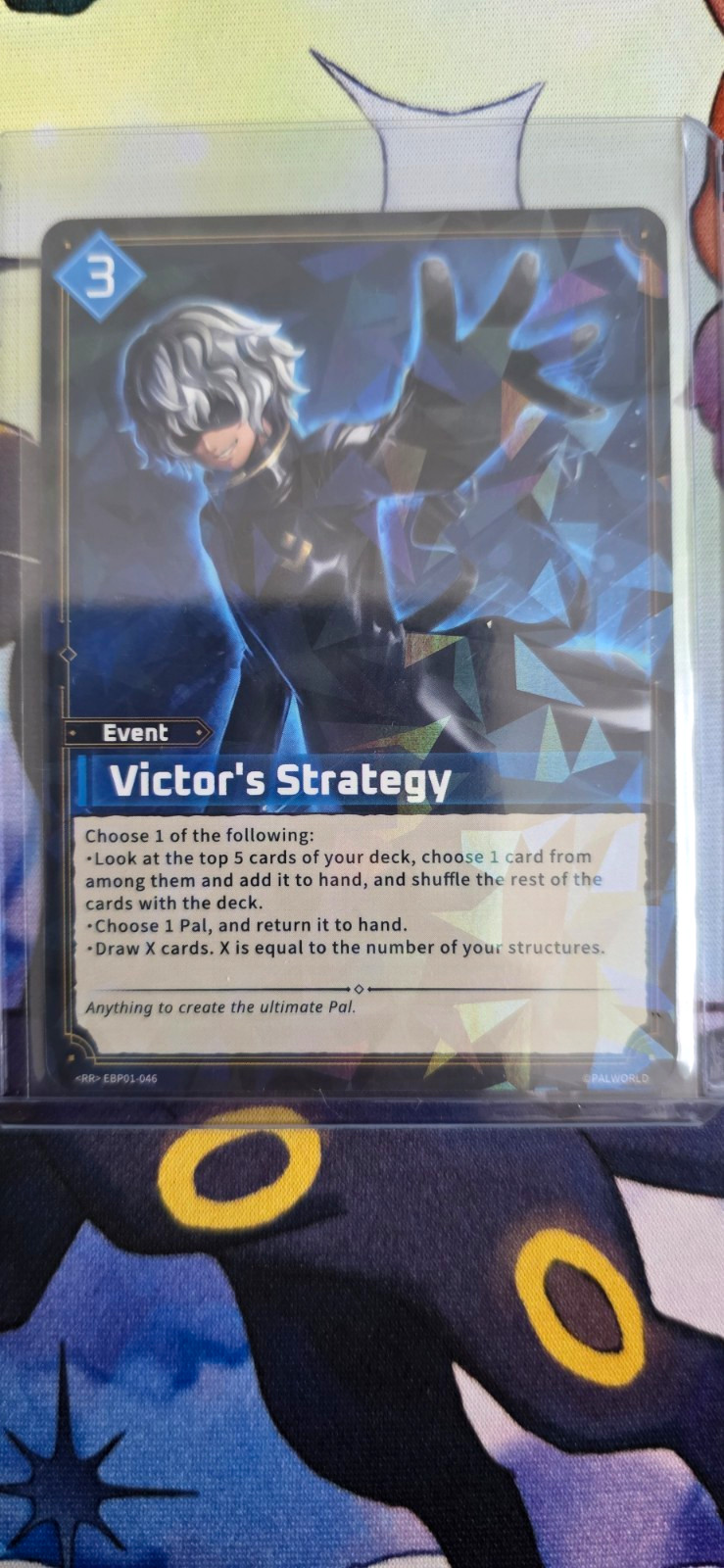 Victor\'s Strategy EBP01-046 RR Holo Event Card ENG | Palworld TCG