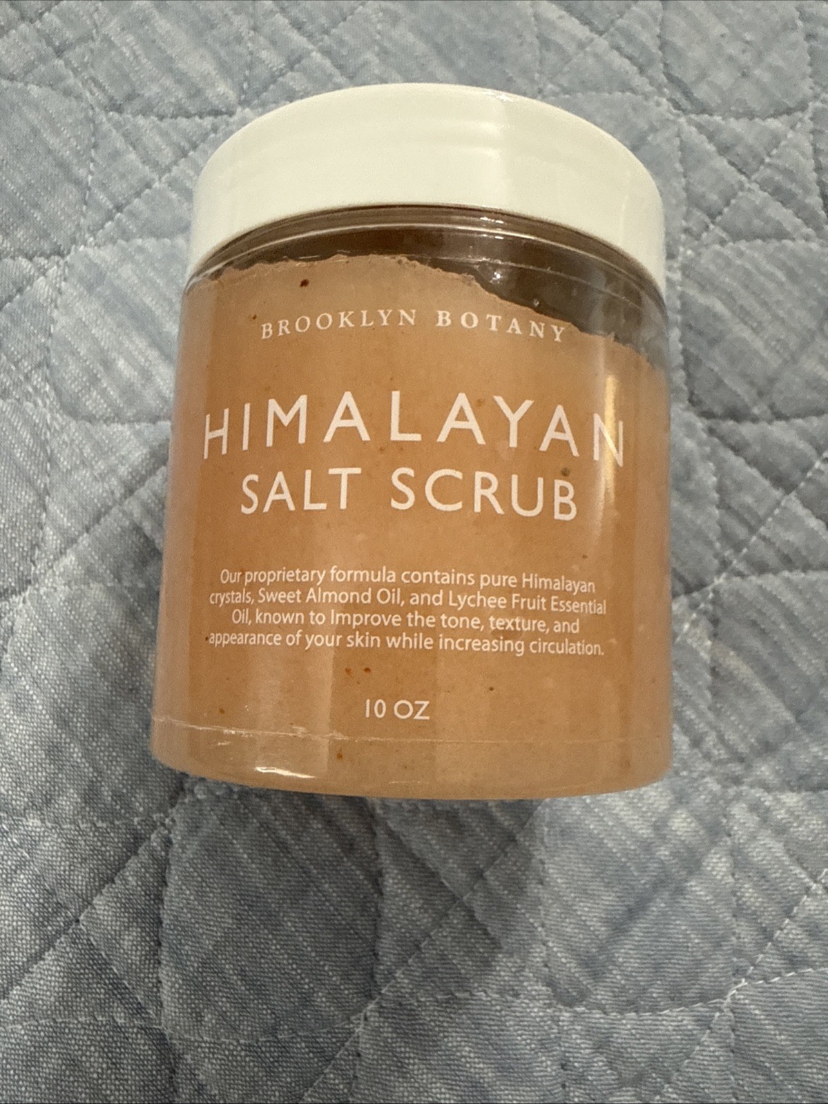 Brooklyn Botany Himalayan Salt Body Scrub - Moisturizing and Exfoliating 10 Oz.