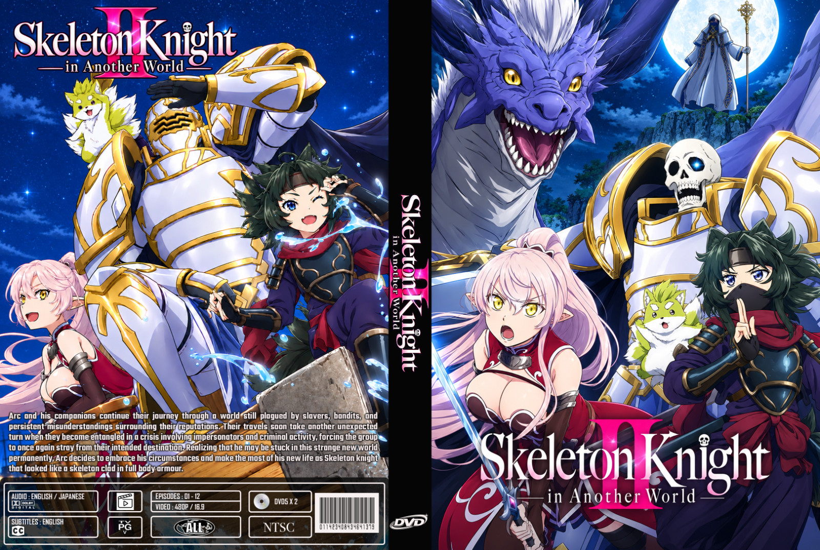 Skeleton Knight in Another World Season 2 Anime Series Ep 1-12 Dual Audio ENG/JA
