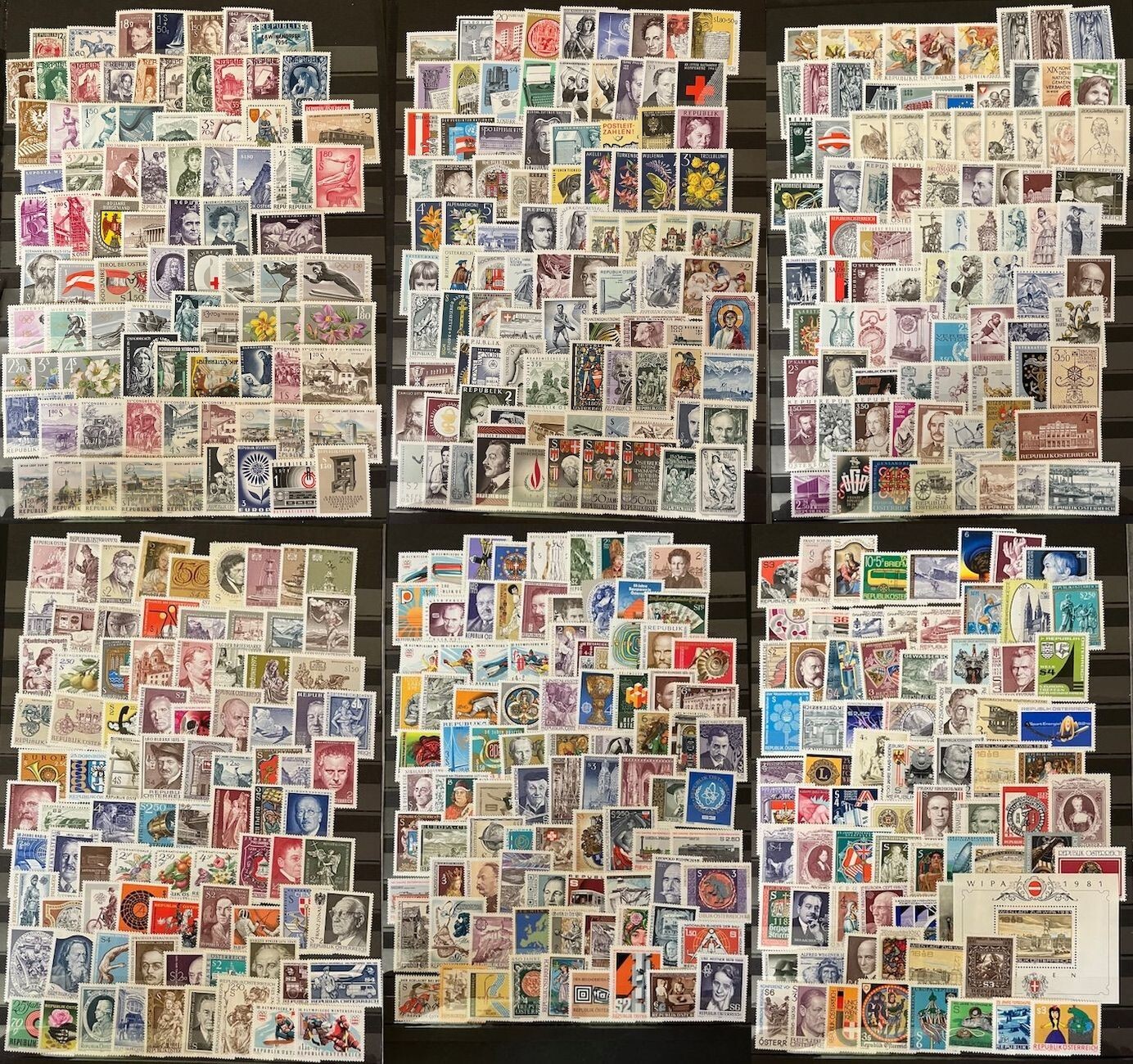 AUSTRIA - 600 Commemorative STAMPS - ALL DIFFERENT - Very Nice Collection - MNH AUSTRIA - 600 Commemorative STAMPS - ALL DIFFERENT - Very Nice Collection - MNH