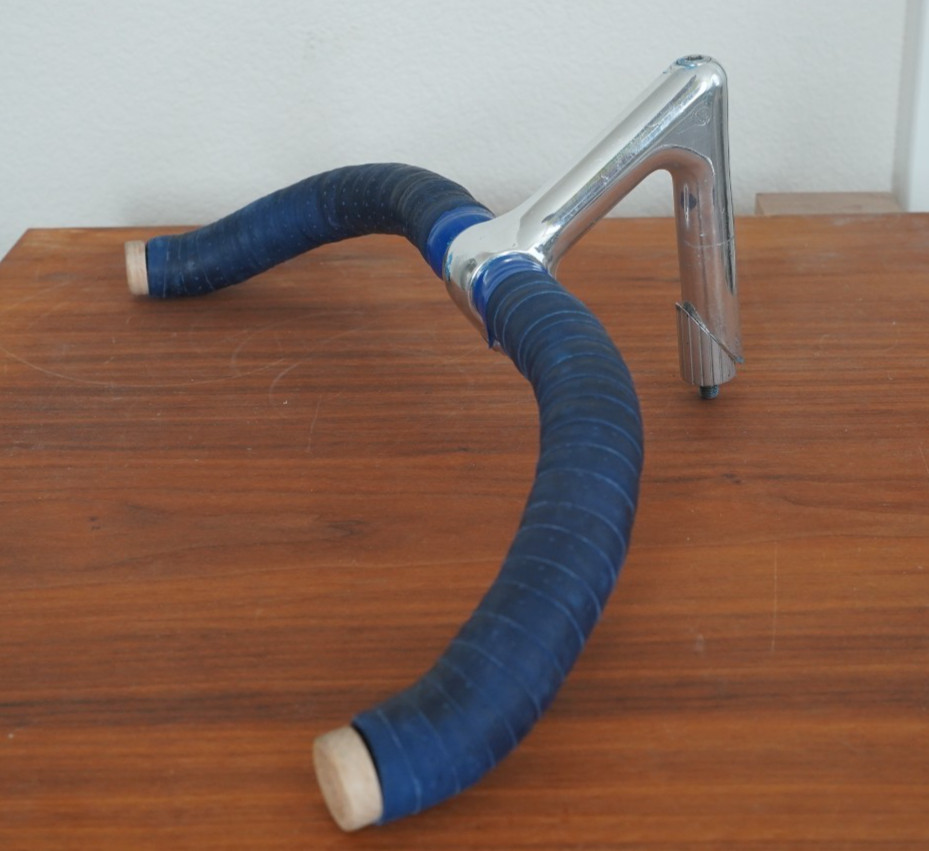 Polished NJS Nitto JAAguar Pista Stem - Track - 100mm with Handle Bars