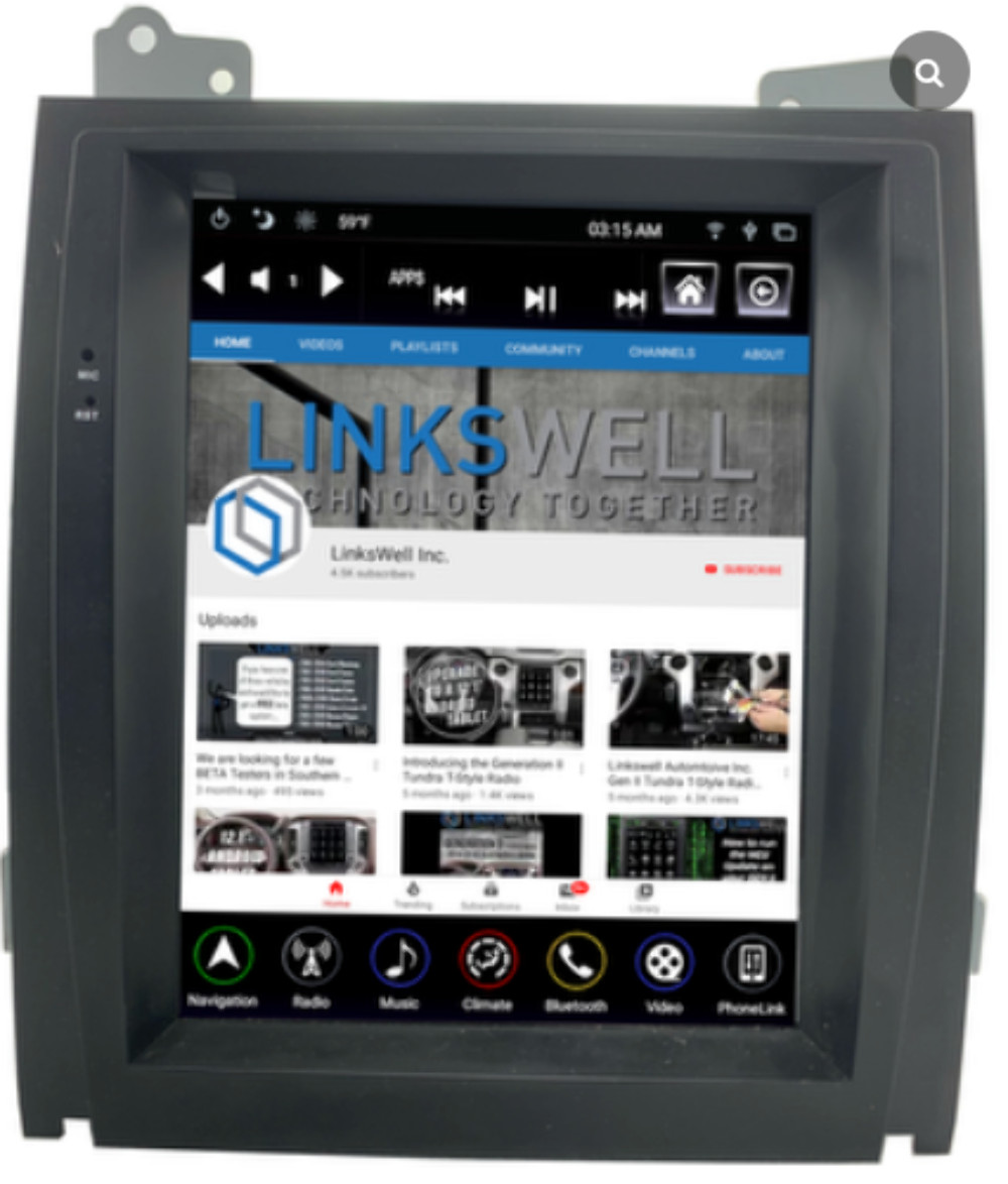 Linkswell Gen 5 T-Style Radio for Cadillac Escalade (2007-2014) TS-GMCD09-7RR-5S