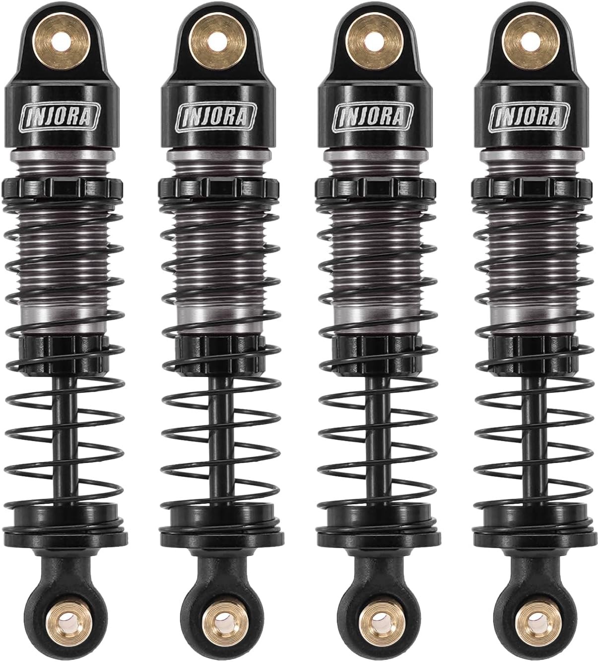 INJORA 40mm Big Bore Oil Shock Absorber for 1/24 SCX24 FCX24M Upgrade,... INJORA 40mm Big Bore Oil Shock Absorber for 1/24 SCX24 FCX24M Upgrade,...