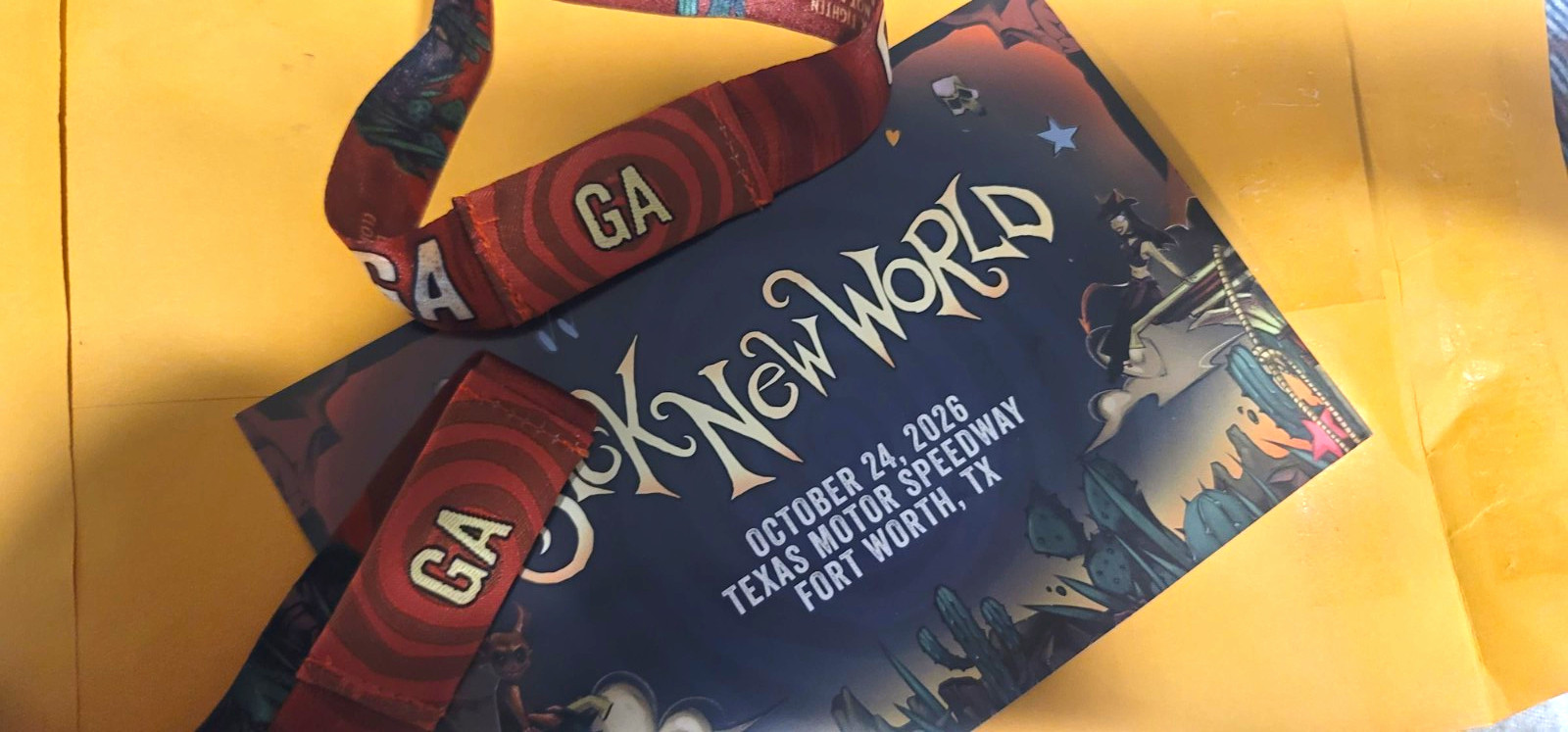 Fort Worth Rock N\' Roll World GA Ticket - Fort Worth, TX 10/24/2026 8:00 PM