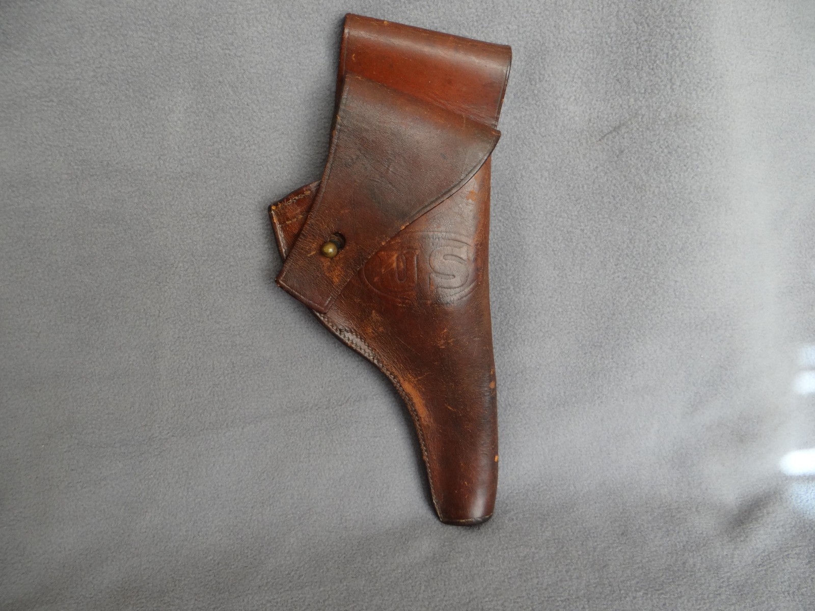 Original WWII 1917 Holster for Smith Wesson & Colt .45 Army Revolver TEXTAN 1942