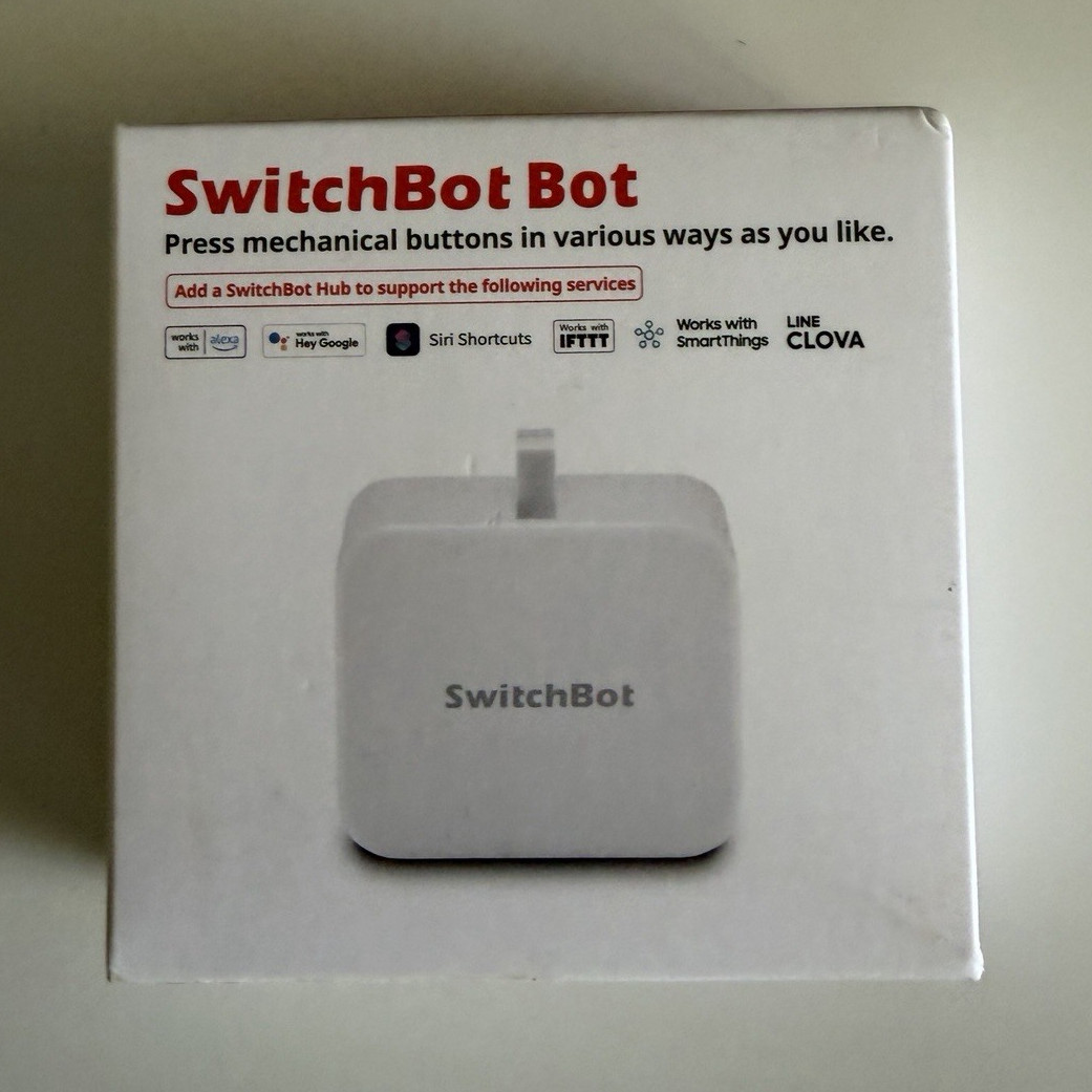 SwitchBot Bot Smart Switch Button Pusher Bluetooth Fingerbot White New in Box SwitchBot Bot Smart Switch Button Pusher Bluetooth Fingerbot White New in Box