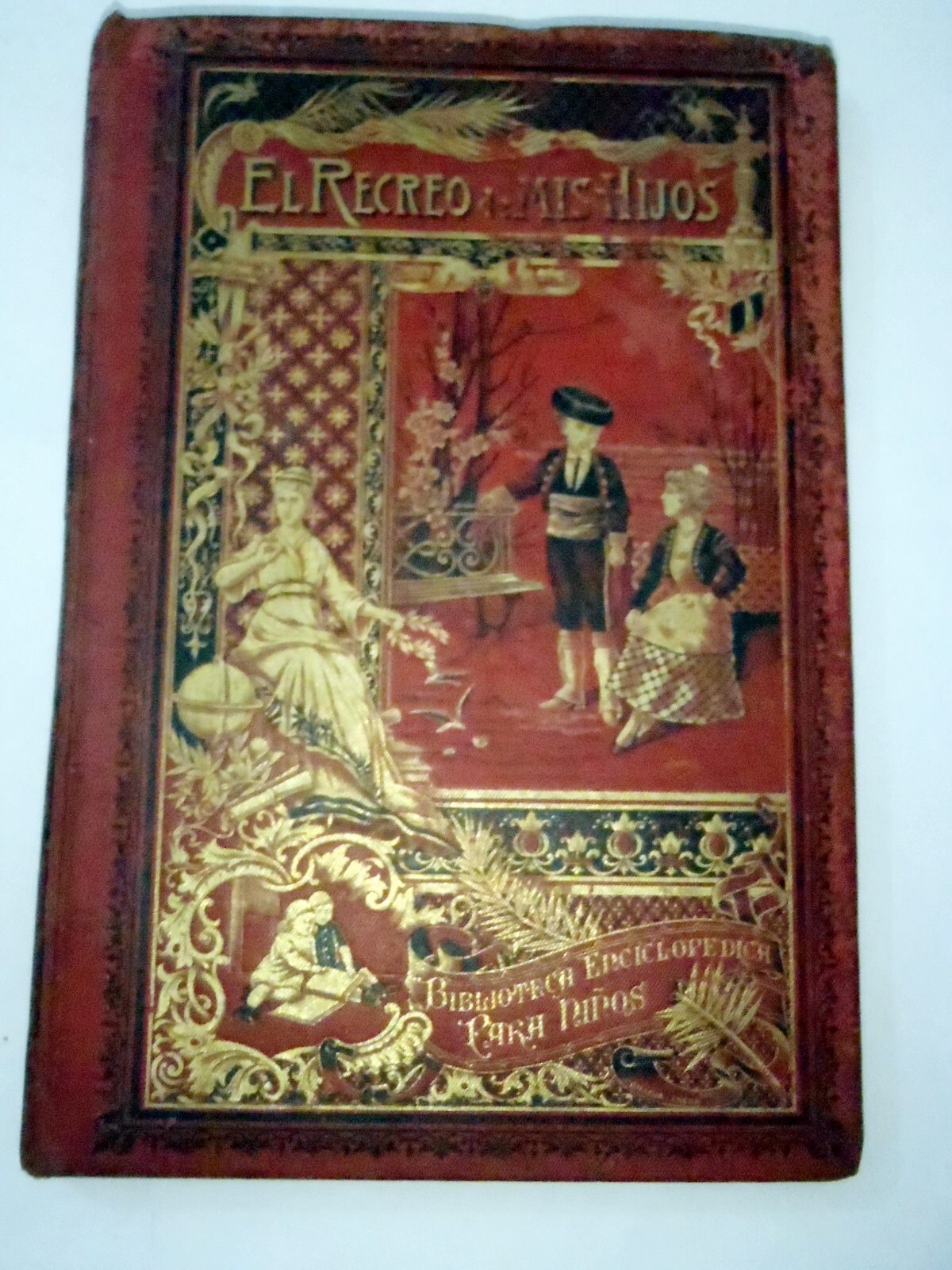 1902 RECREO HIJOS CUENTOS TALES CHILDREN BOOK BEAUTIFUL ILLUSTRATIONS