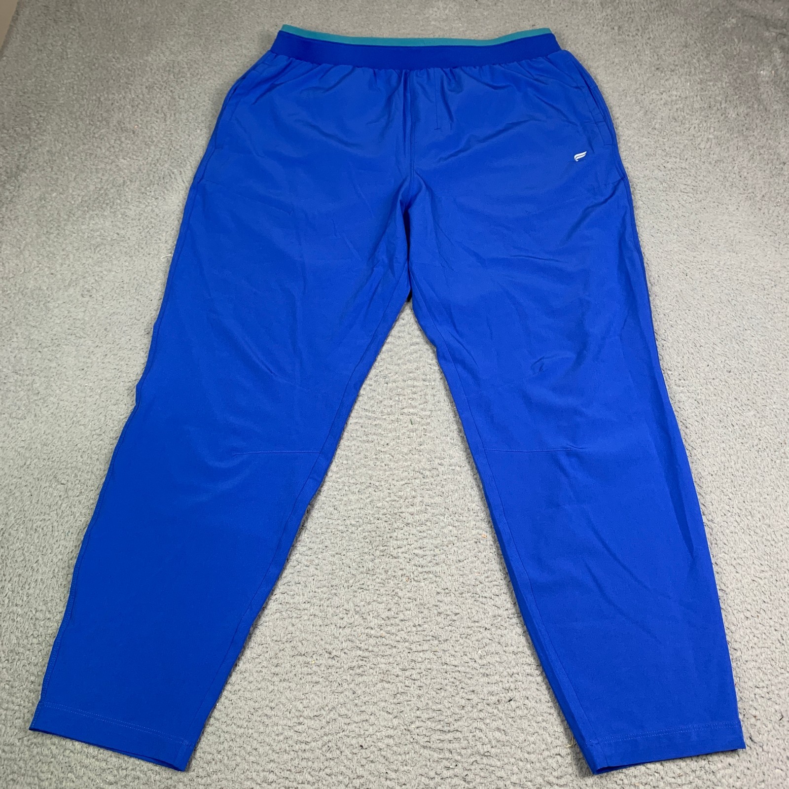 Fabletics The Fundamental Pant Mens XL Oxford Blue Tapered 4-Way Stretch NEW