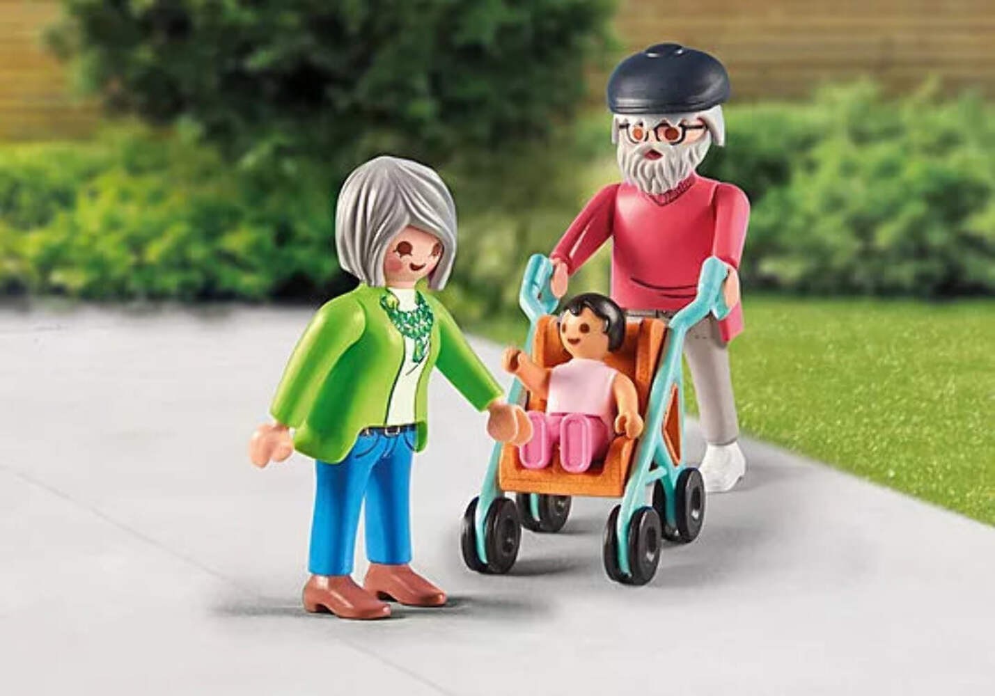 Playmobil #71613 Grandparents with Baby - Brand New