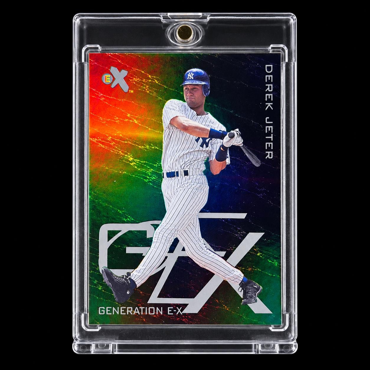 Derek Jeter Generation-E-X 2000 Fleer E-X INSERT Holo New York Yankees Derek Jeter Generation-E-X 2000 Fleer E-X INSERT Holo New York Yankees