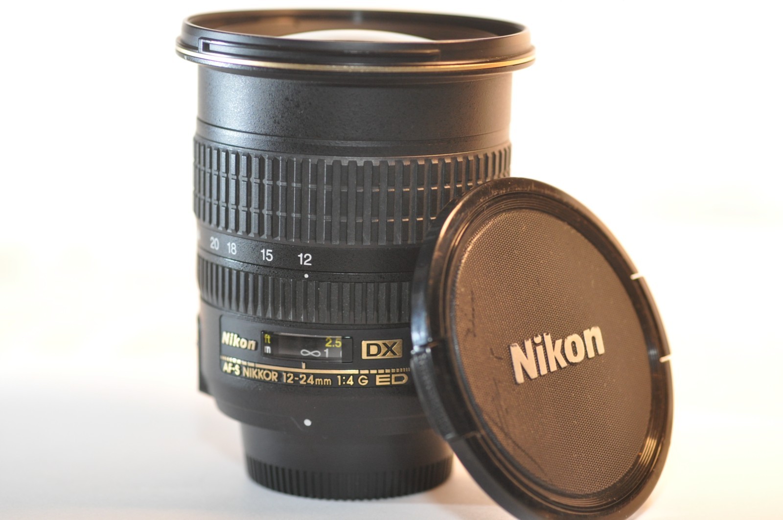 Nikon DX AF-S Nikkor 12-24mm f/4 G ED FX CLEAN lens for D500 D90 D7200 D7500 ZFc