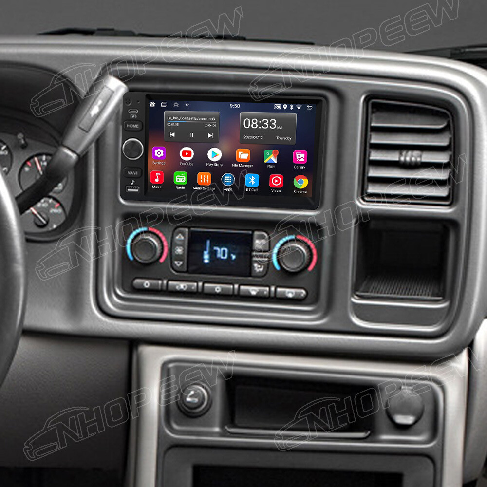 For 2003-2006 Chevrolet Tahoe Silverado Android 15 Car Radio GPS Navi RDS Stereo