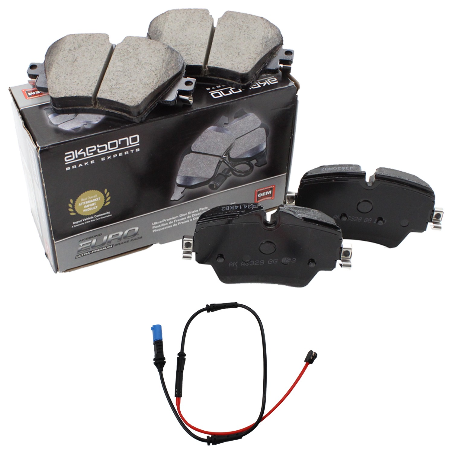 Akebono Euro Front Disc Brake Pad Set EUR1892B