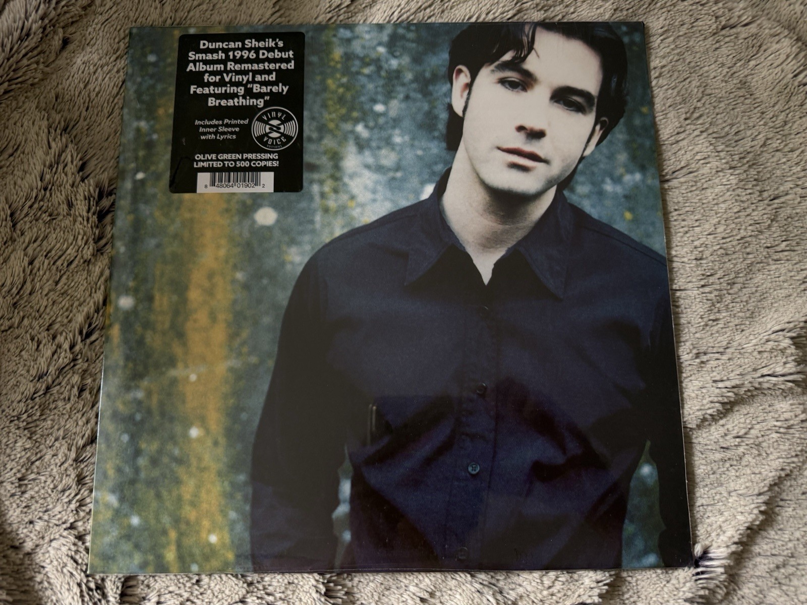 DUNCAN SHEIK Self-Titled Olive Green Vinyl 2025 US Barely Breathing New Sealed DUNCAN SHEIK Self-Titled Olive Green Vinyl 2025 US Barely Breathing New Sealed