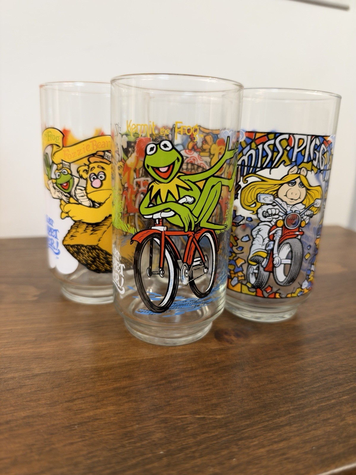 The Great Muppet Caper McDonald\'s 1981 Vintage Glasses Complete Set of 4 Kermit The Great Muppet Caper McDonald\'s 1981 Vintage Glasses Complete Set of 4 Kermit