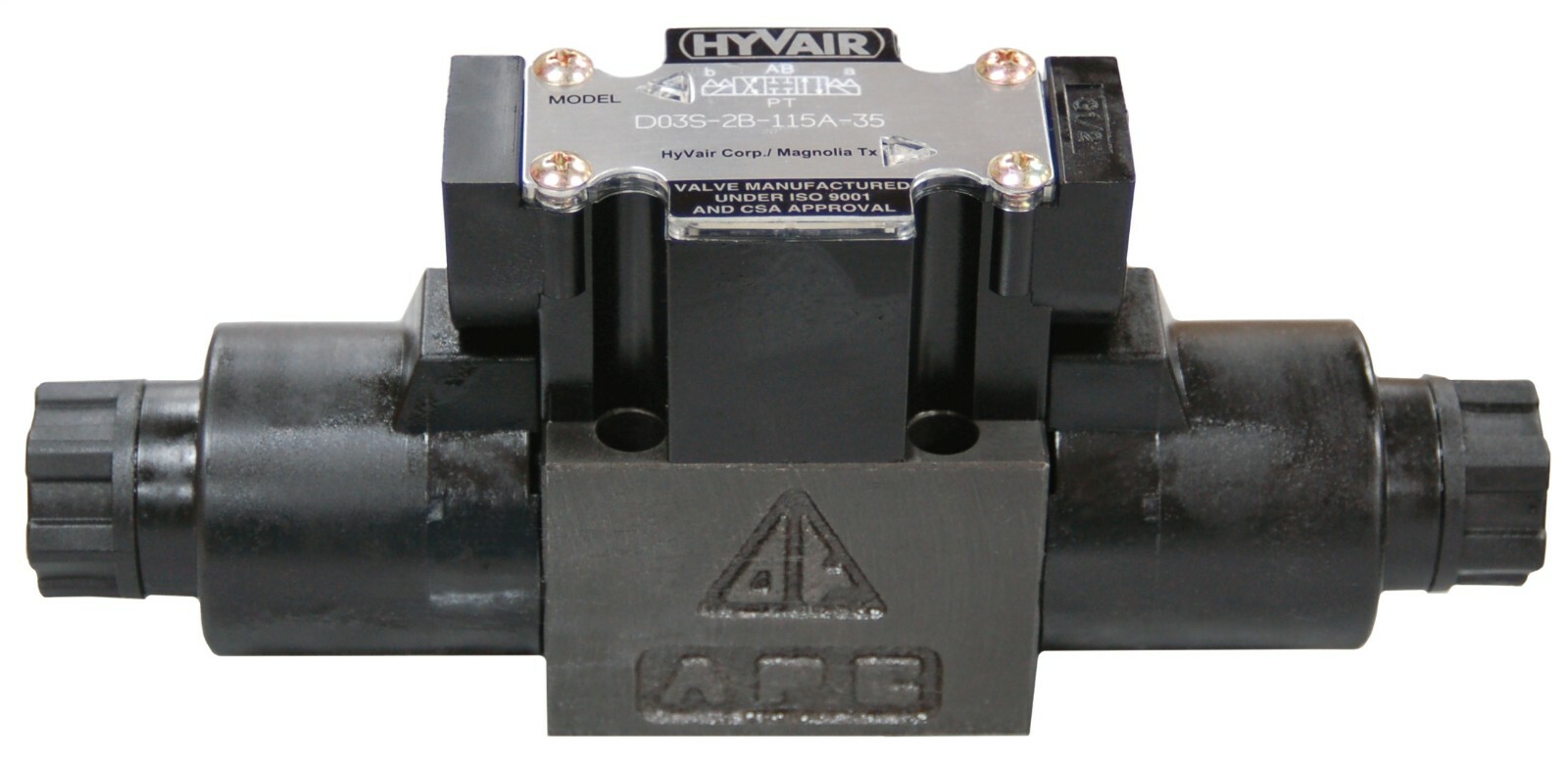 HYVAIR D03 VALVE D03S-2C-115A-35 DOUBLE SOLENOID DIRECTIONAL VALVE