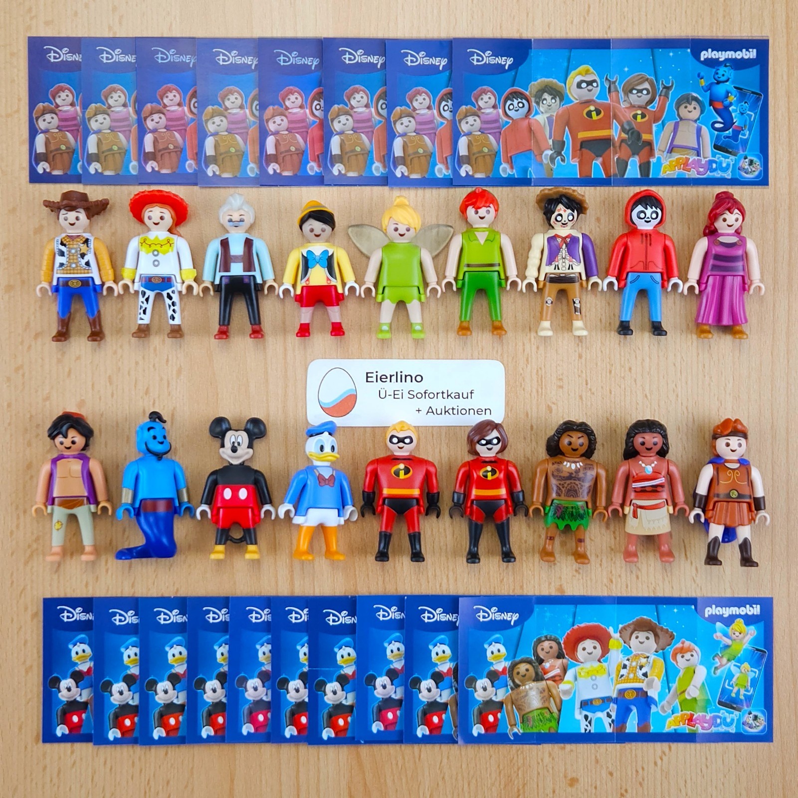 NEW - DISNEY PLAYMOBIL - complete set of 18 figures EXCLUSIVE KINDER SET amazing NEW - DISNEY PLAYMOBIL - complete set of 18 figures EXCLUSIVE KINDER SET amazing