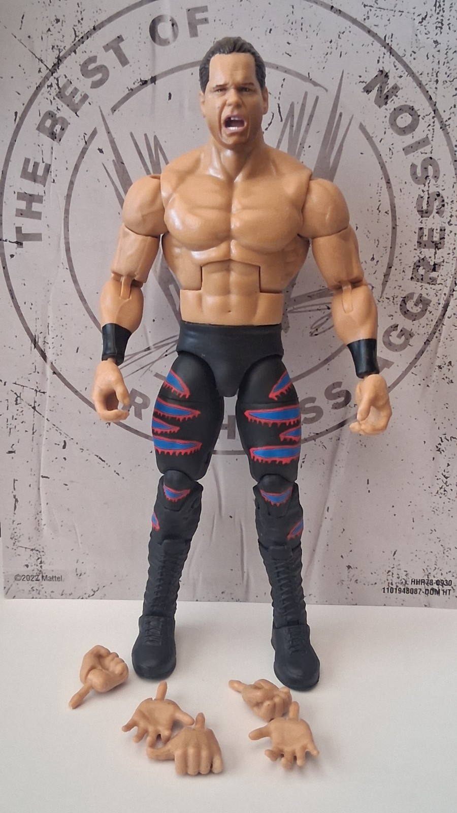Custom made Wwe Elite Chris Benoit Wcw Attire Custom made Wwe Elite Chris Benoit Wcw Attire