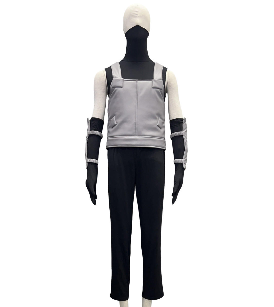 Kakashi Anbu Konoha Costume Cosplay Halloween Uniform Grey