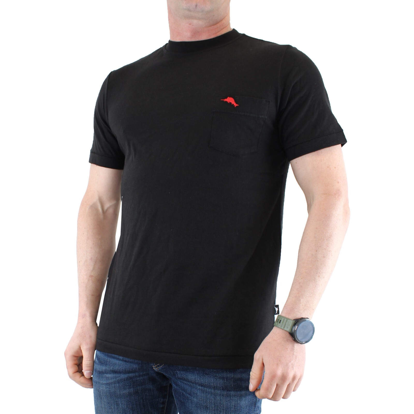 Tommy Bahama Men\'s Bali Skyline T-Shirt Short Sleeve Pocket Tee