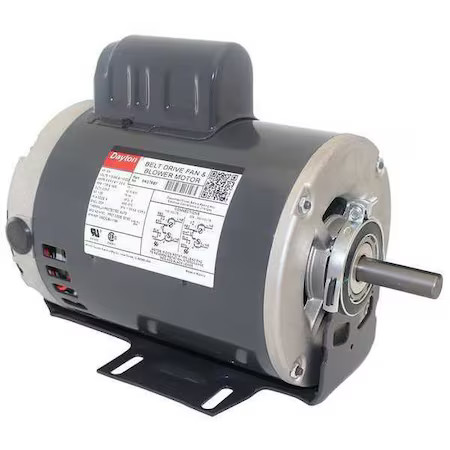 Dayton 6K376 Capacitor-Start Belt Drive Motor, 3/4 Hp, 115/230V Ac Voltage, 56
