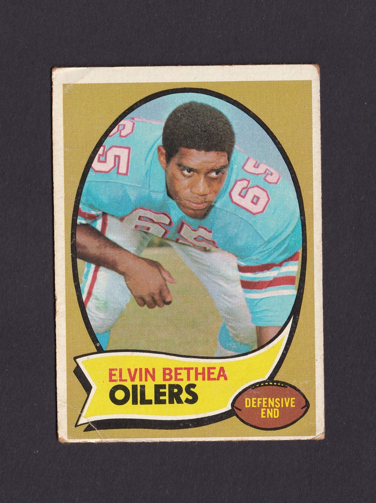 1970 Topps Elvin Bethea #43 (RC) Oilers