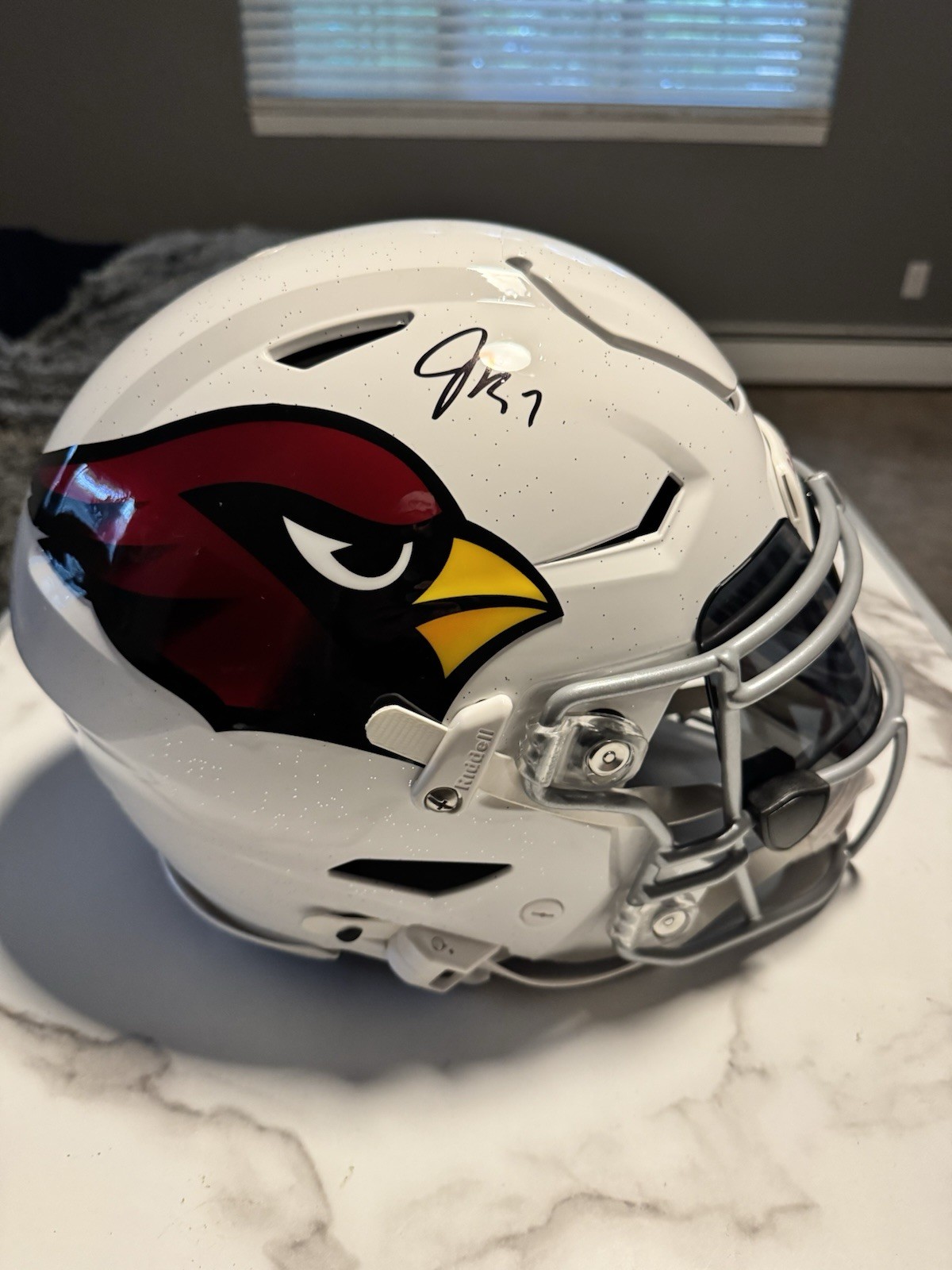 Jacoby Brissett Arizona Cardinals Speed Flex Helmet JSA Witnessed Authentic