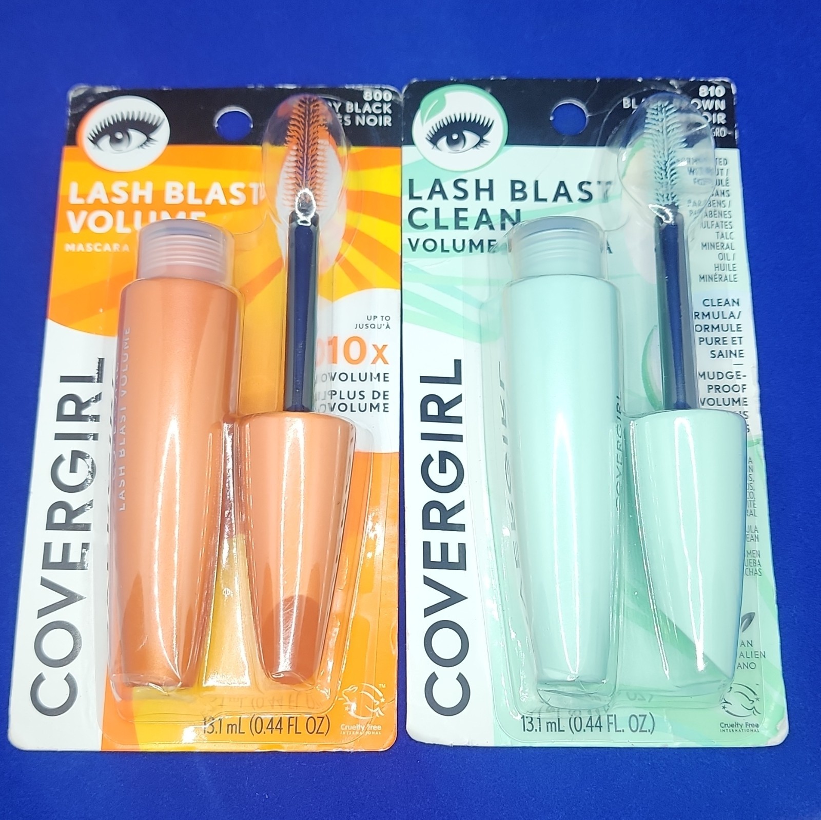 COVERGIRL Lash Blast Volumizing Smudge Proof Mascara 1 Very Black& 1 Black Brown