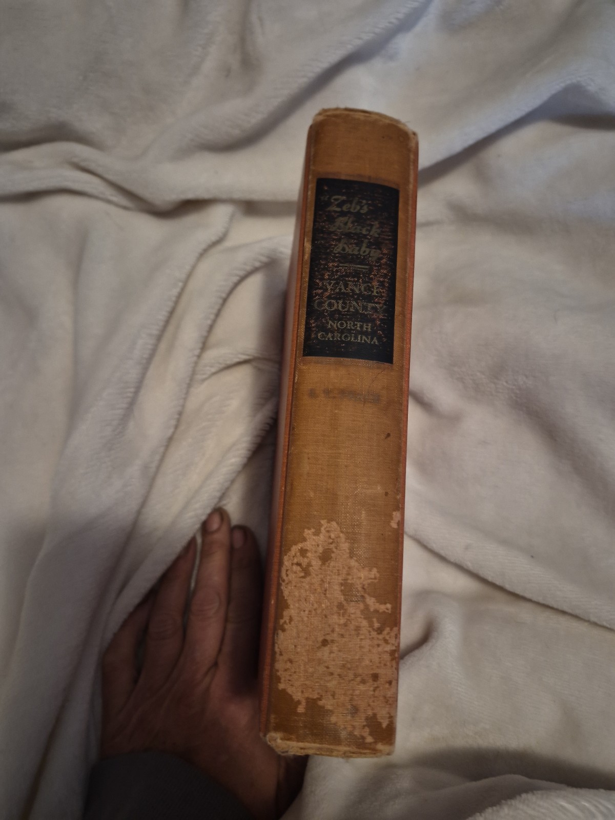 Rare Zeb’s Black Baby Vance Cnty NC History 1955 1st Ed SIGNED& Inscribed Rare Zeb’s Black Baby Vance Cnty NC History 1955 1st Ed SIGNED& Inscribed