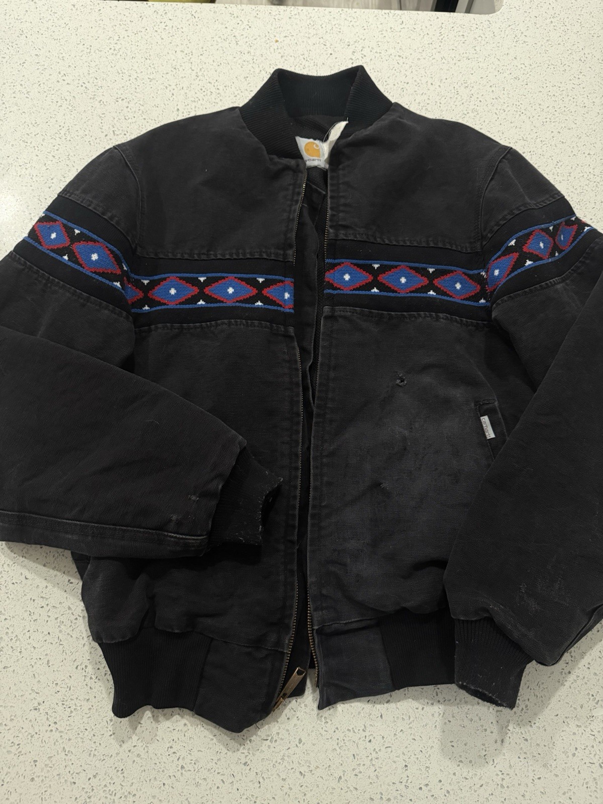 Rare Carhartt Vintage Aztec Jacket Men\'s Rare Carhartt Vintage Aztec Jacket Men\'s