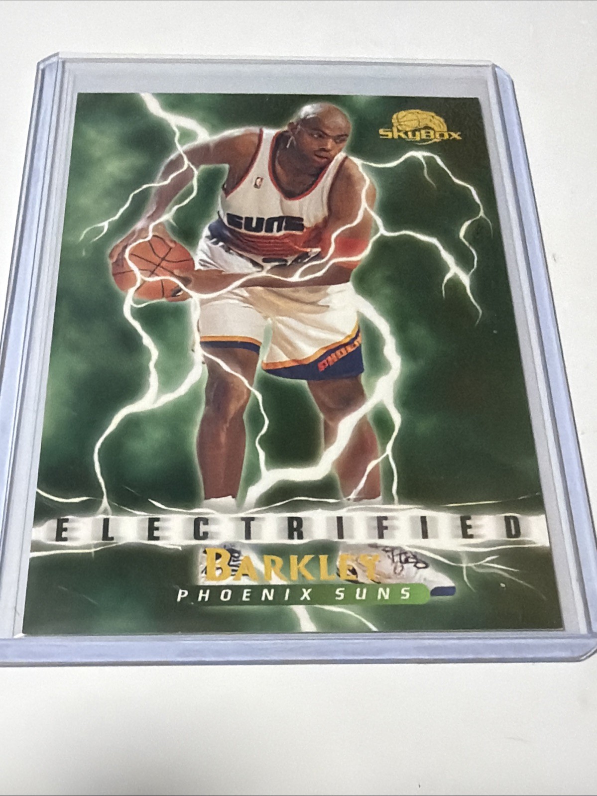 1995-96 SkyBox Premium Electrified Charles Barkley #294 Phoenix Suns HOF 1995-96 SkyBox Premium Electrified Charles Barkley #294 Phoenix Suns HOF