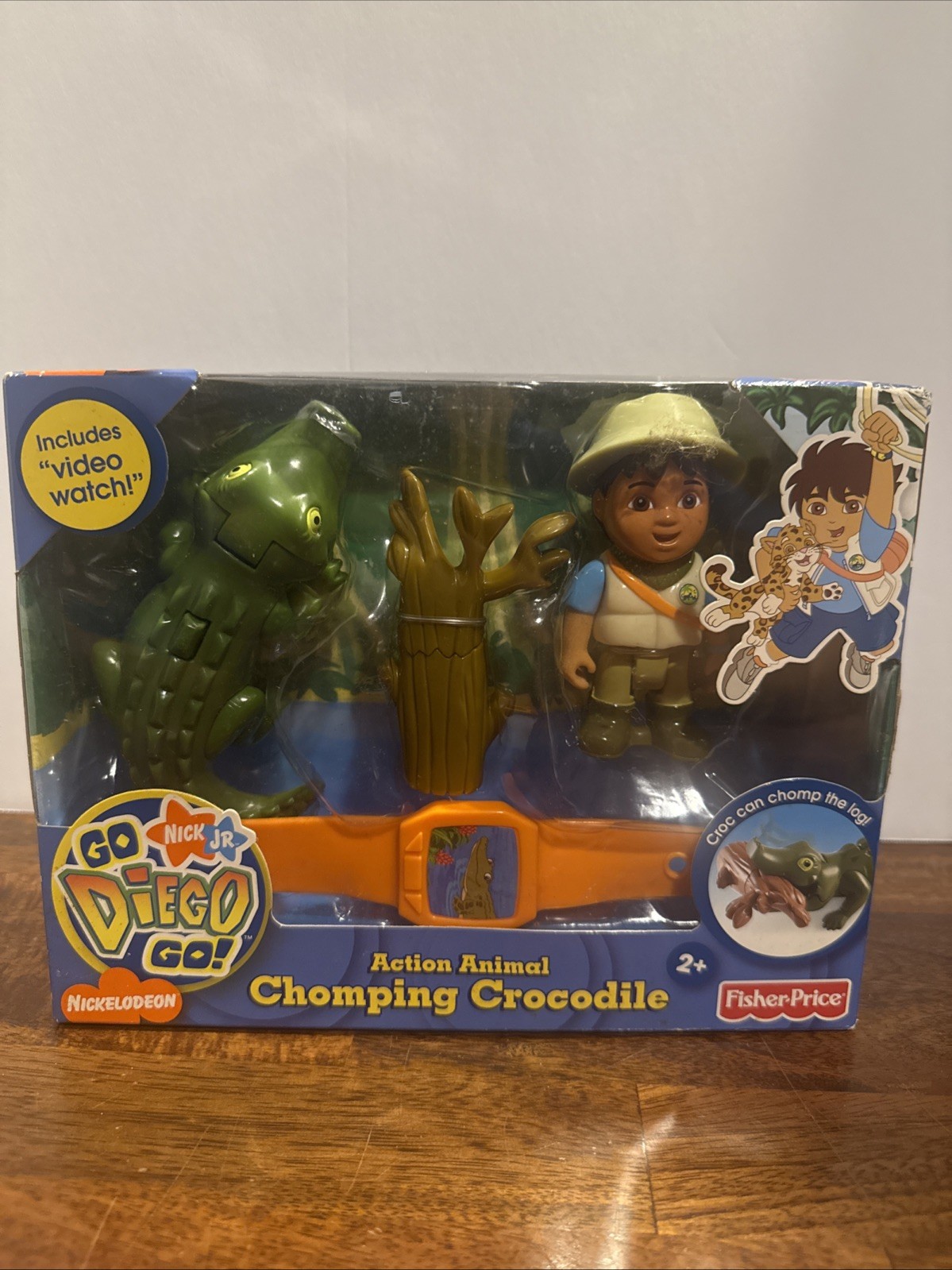 2007 Fisher-Price Nick Jr Go Diego Go Action Animal Chomping Crocodile W/ Watch