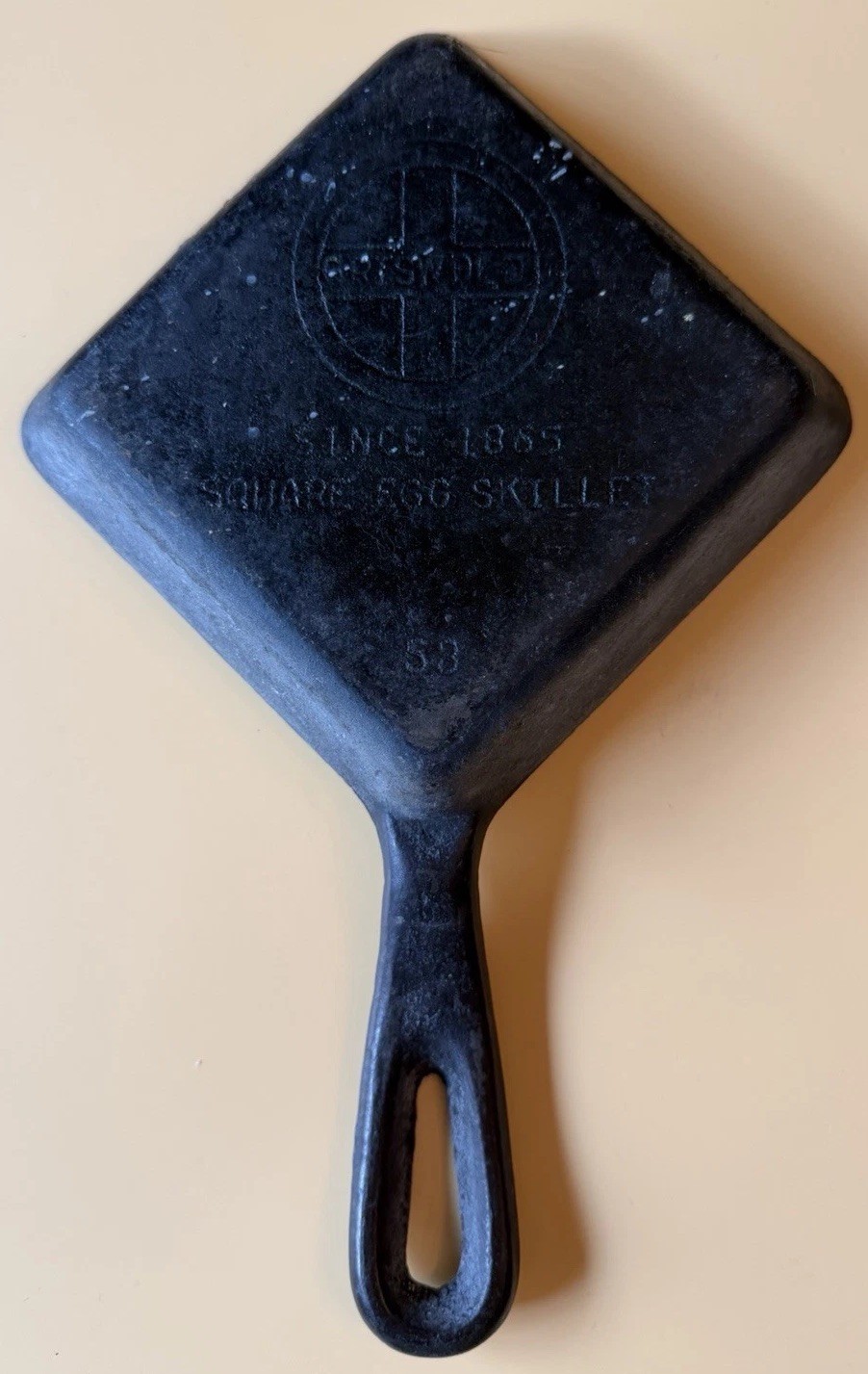 Griswold Cast Iron #53 Square Egg Skillet Vintage Since 1865 Griswold Cast Iron #53 Square Egg Skillet Vintage Since 1865