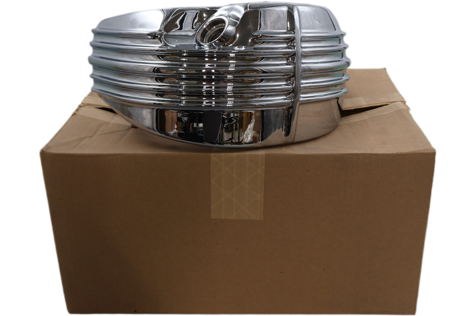 62552-09 NEW OEM 2009 HARLEY-DAVIDSON FXSTSSE3 SPRINGER OIL TANK CHROME