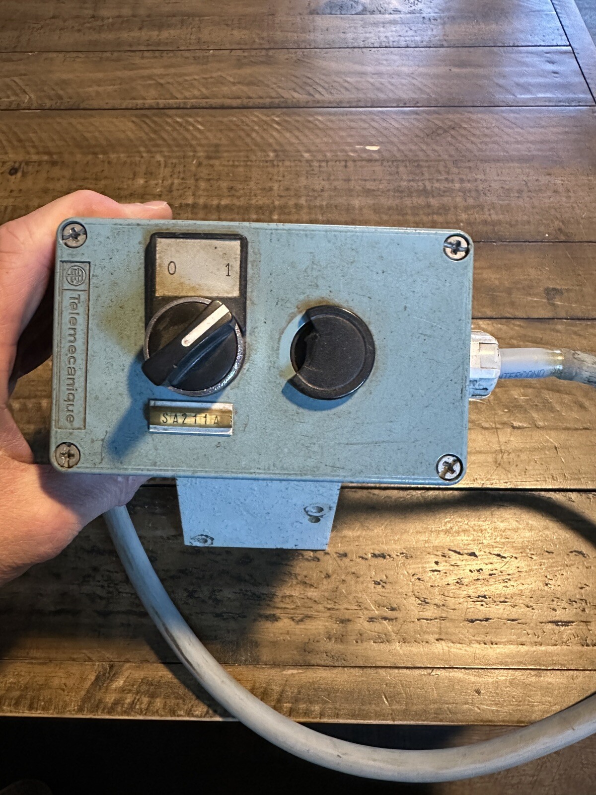 Vintage Telemecanique Machine Speed Switch & Control in Metal box