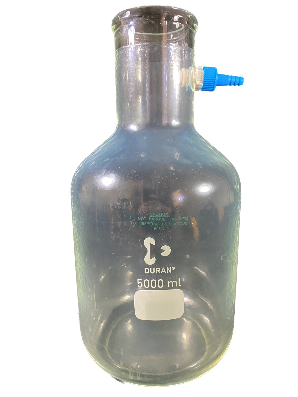 DURAN 5L Plastic Coated Filter Flask With Replacable Hose Connection CG-1562-06 DURAN 5L Plastic Coated Filter Flask With Replacable Hose Connection CG-1562-06
