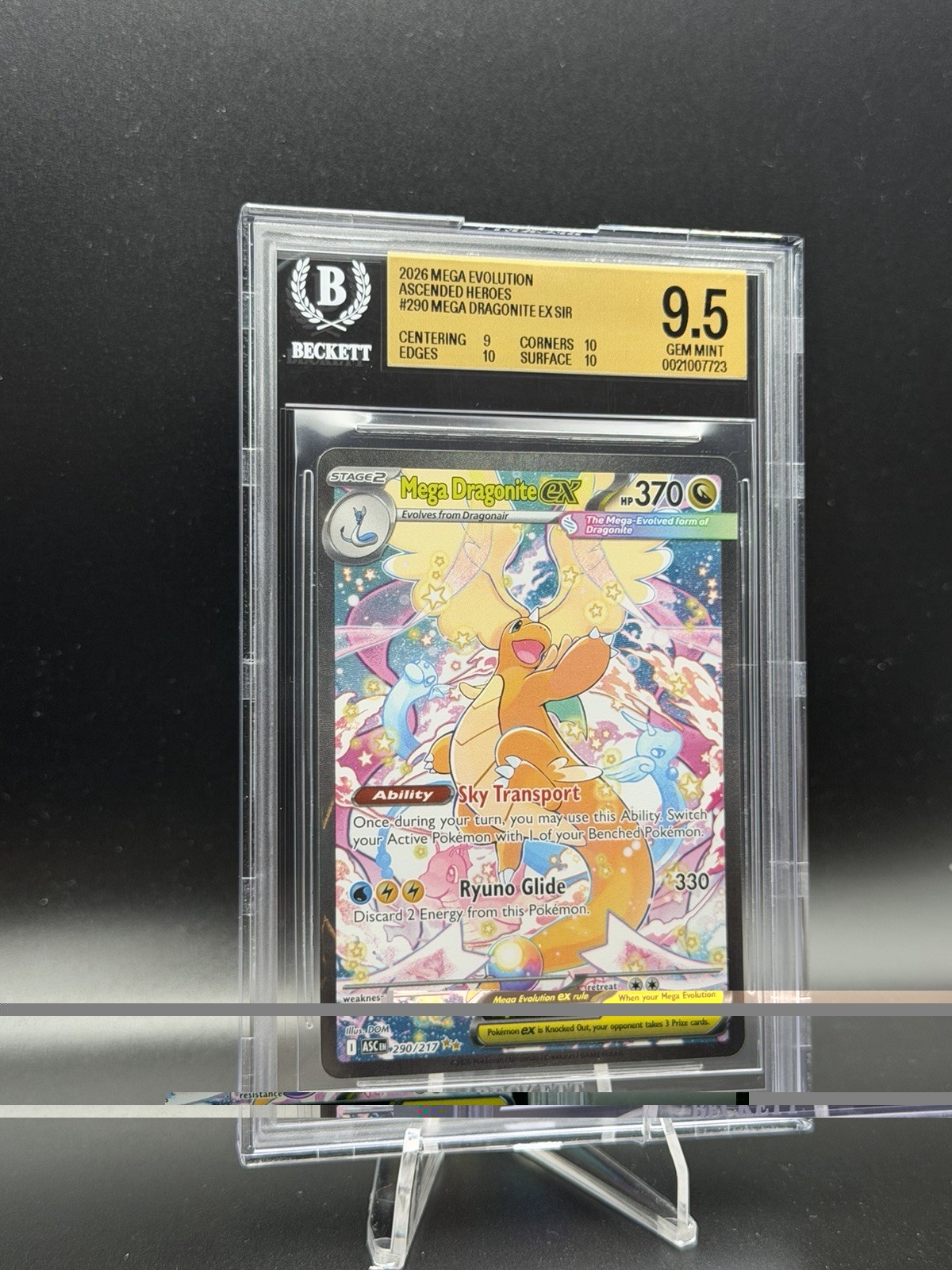 Mega Dragonite ex 290/217 Me: Ascended Heroes Holo | BGS 9.5 Mega Dragonite ex 290/217 Me: Ascended Heroes Holo | BGS 9.5