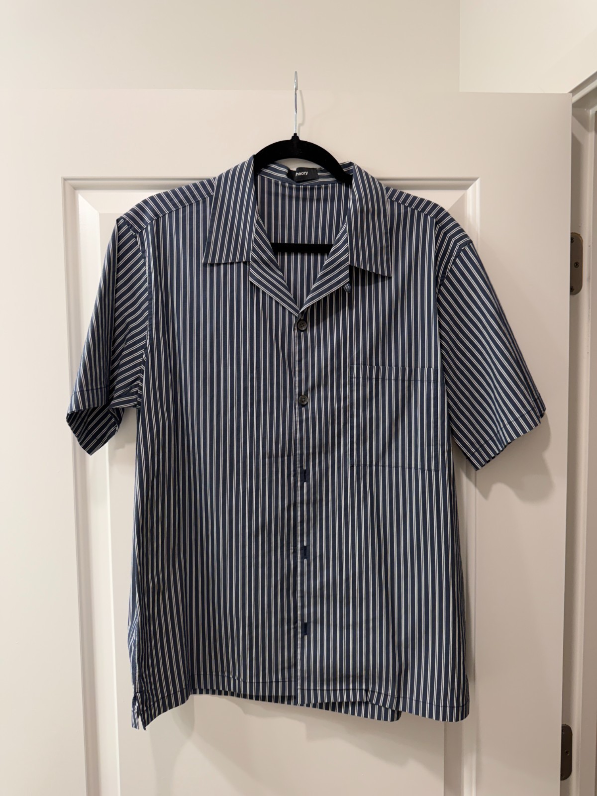 Theory Weldon Tomar Stripe Short Theory Weldon Tomar Stripe Short