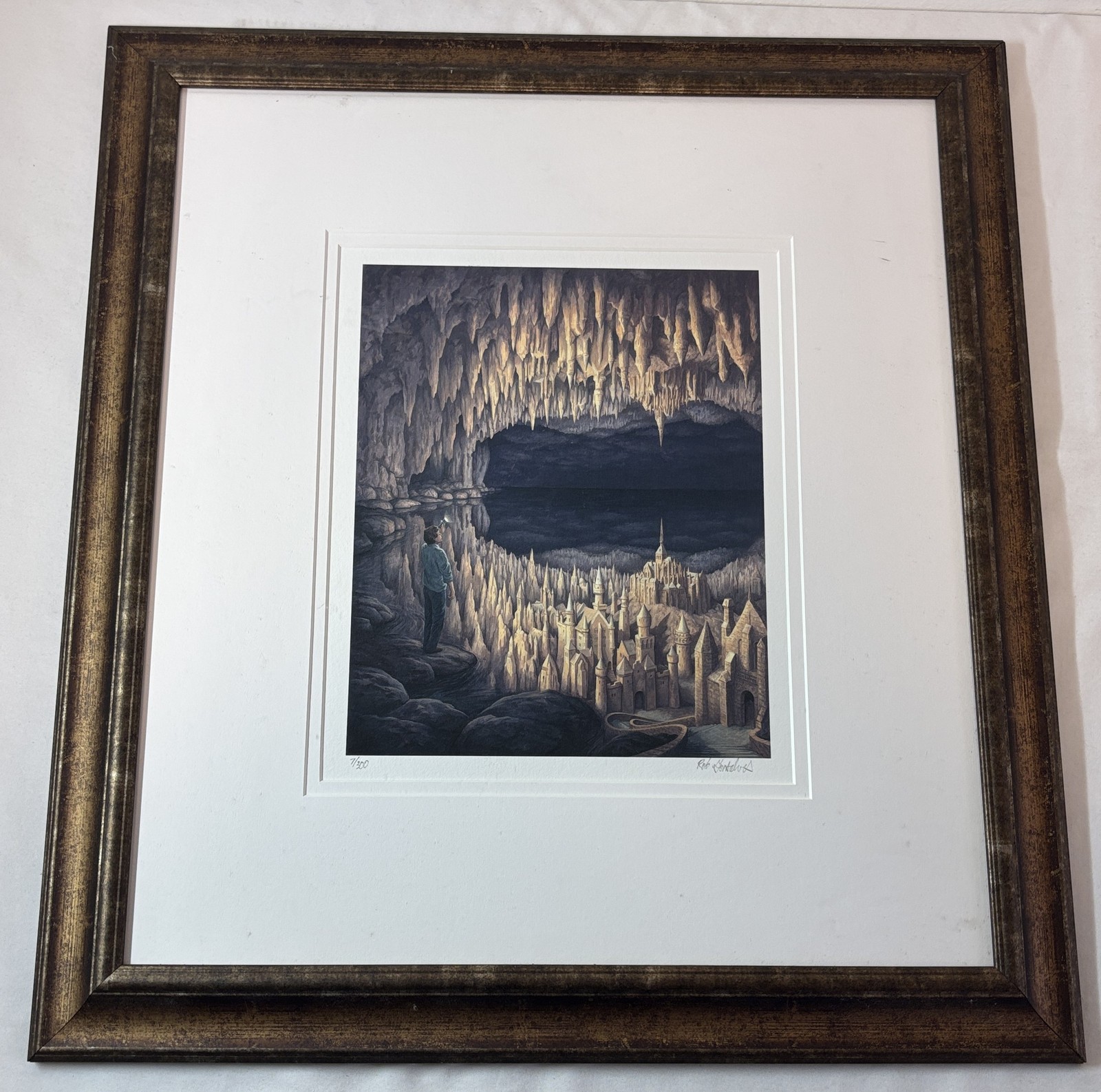 ROB GONSALVES framed print ~ AS ABOVE, SO BELOW ~ SIGNED numbered 7/300 ROB GONSALVES framed print ~ AS ABOVE, SO BELOW ~ SIGNED numbered 7/300
