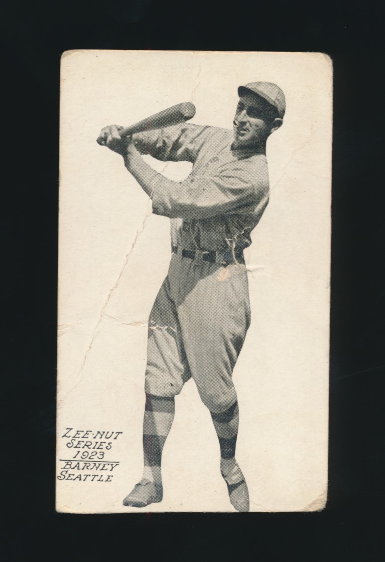 1923 Zeenut (PCL) -ED BARNEY (Seattle Indians) 1915 Yankees, 1915-16 Pirates